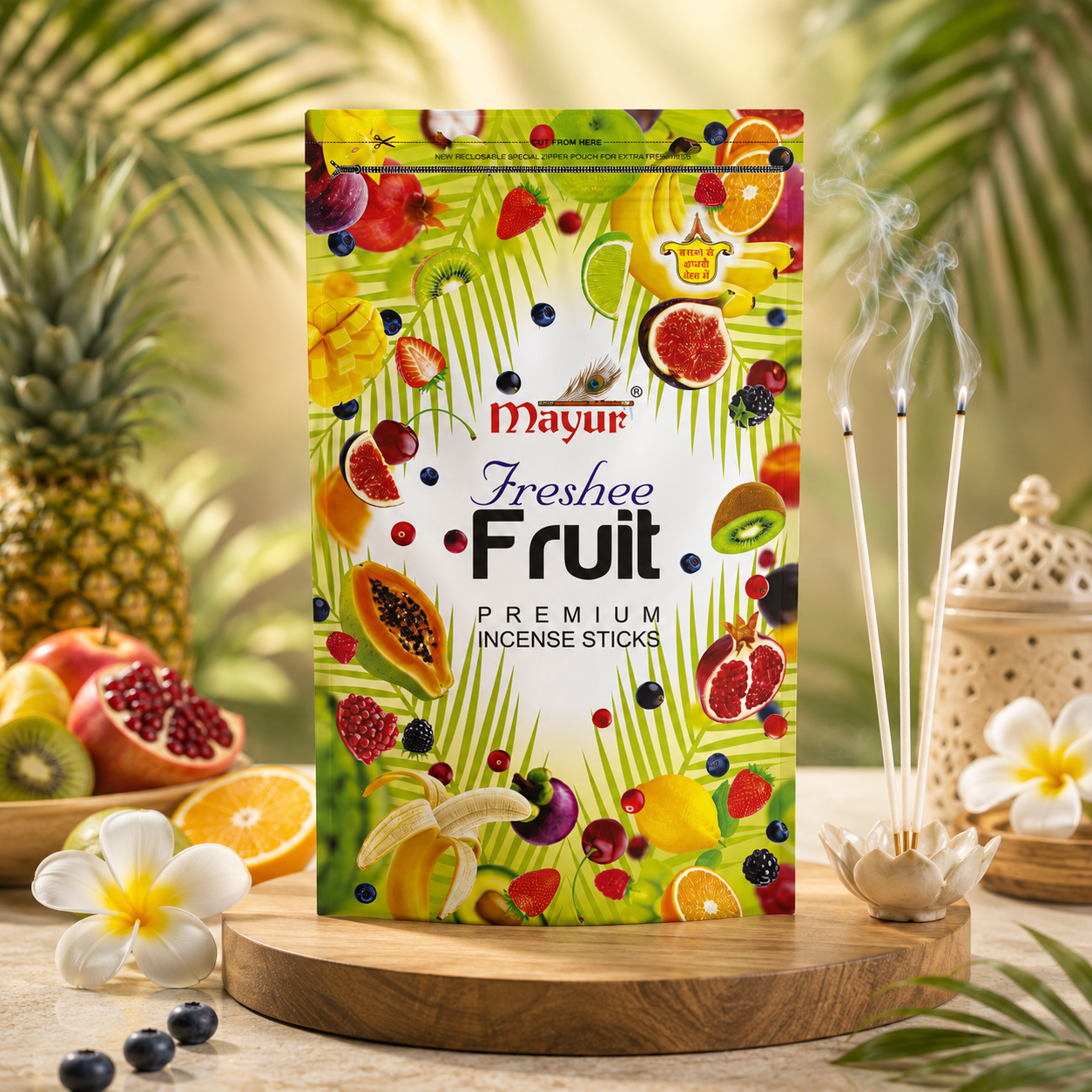 Freshee Fruit Premium Incense Sticks - Image 3