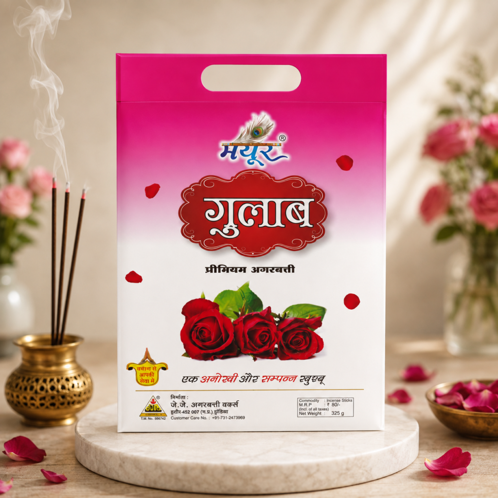 Gulab Premium Agarbatti Handle Bag