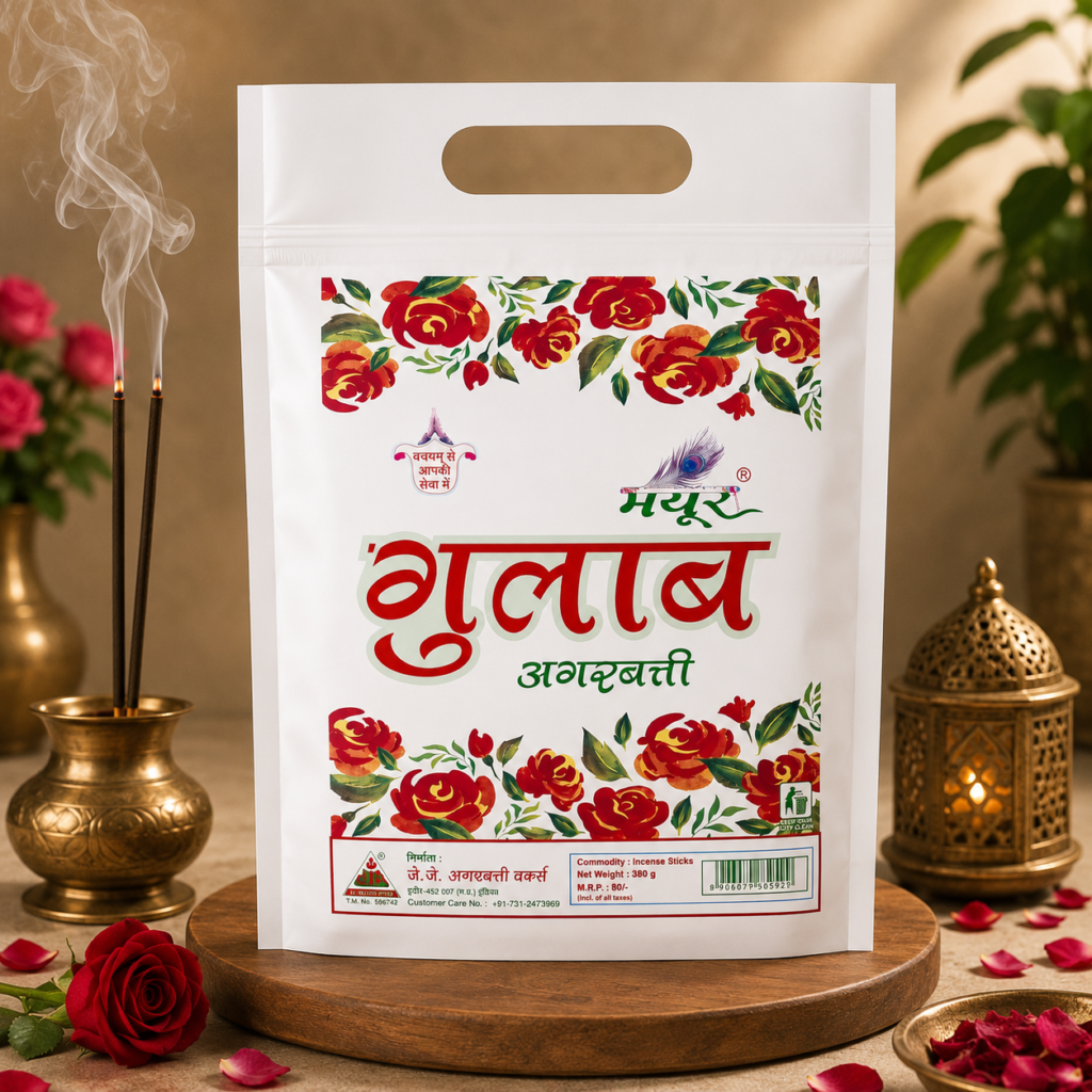 Gulab Agarbatti Handle Bag