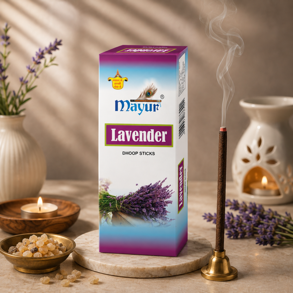 Lavender Dhoop Sticks (8 Sticks)