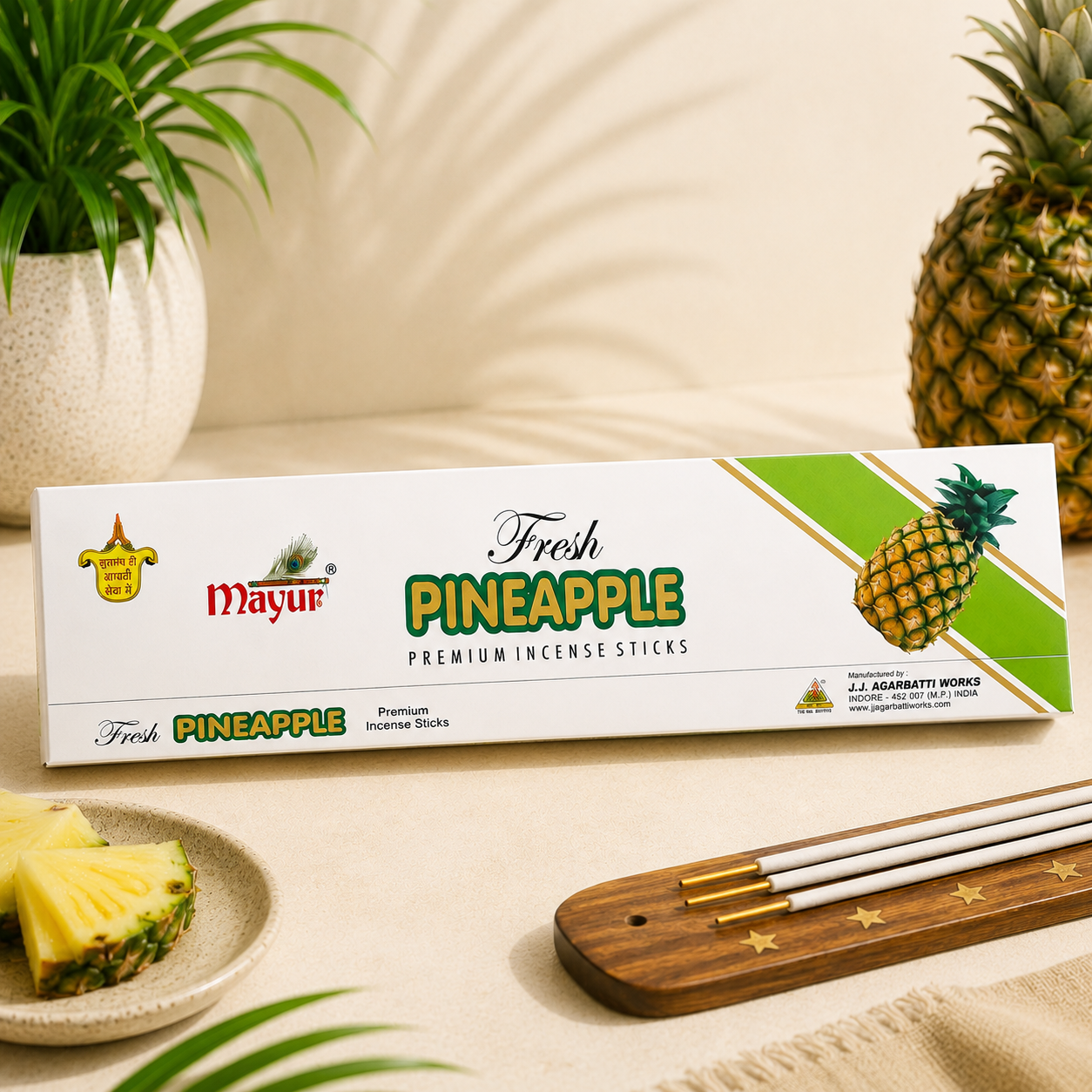Fresh Pineapple Premium Incense Sticks - Image 1
