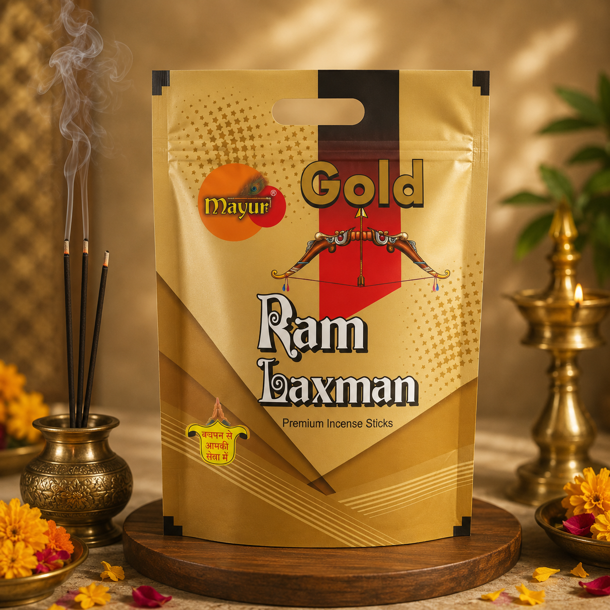 Ram Laxman Premium Incense Sticks Handle Family Bag - Image 1